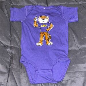 Purple LSU Infant One Piece